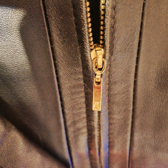 MARCIANO Genuine Rabbit Fur/ Real Leather Womens Jacket - Picture 3 of 6